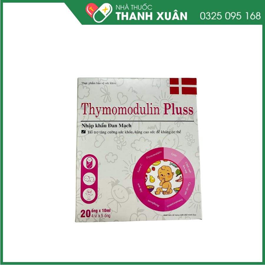 Thymomodulin Pluss hỗ trợ tăng cường sức khỏe, nâng cao sức đề kháng cơ thể